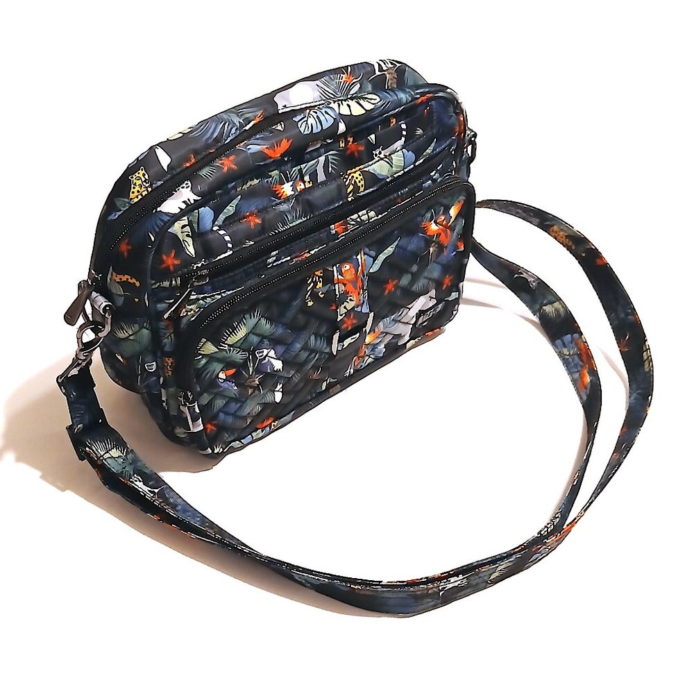 Lug Carousel XL Crossbody Bag – Wildlife Black – RFID, Water Resistant - Picture 6 of 16